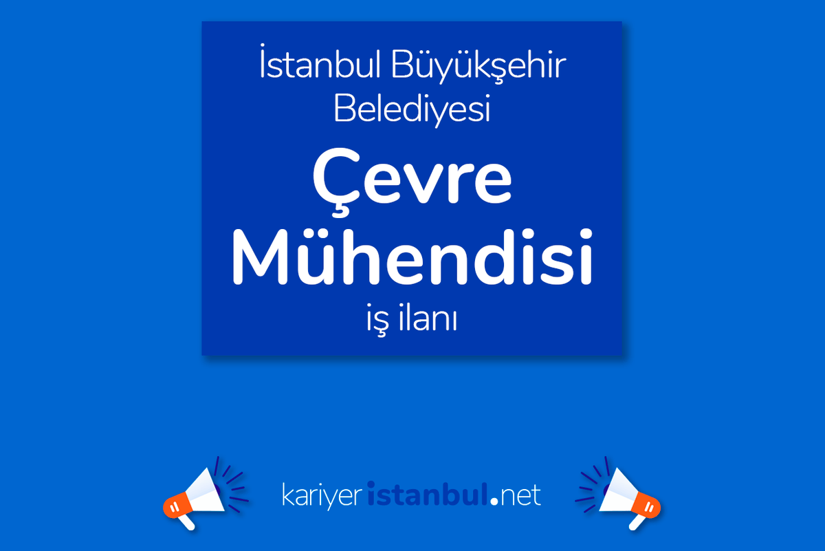 İstanbul Büyükşehir Belediyesi, Çevre Mühendisi alımı için iş ilanı yayınladı.
.
.
👉  kariyeristanbul.net/2020/05/ibb-ka…
.
.
#kariyeristanbul #kariyeribb #çevremühendisi