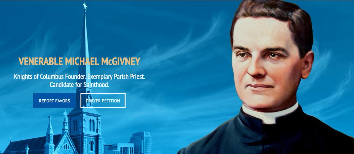 CatholicNewsSvc's tweet photo. #PopeFrancis recognizes the miracle needed for the beatification of Father Michael McGivney, founder of the @KofC https://t.co/bq83pBaD5m