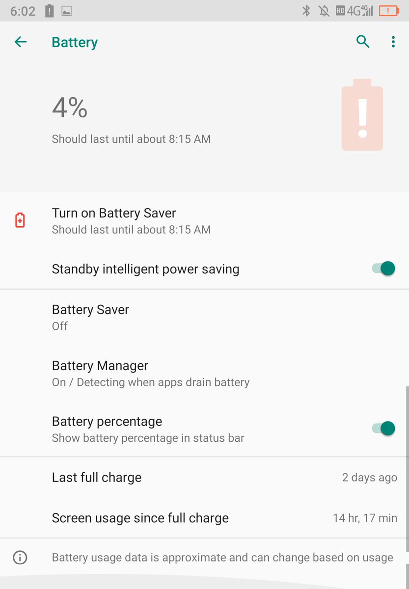 GadgetsSpec's tweet photo. OK OK OK.... Last screenshot of the battery usage of the Unihertz Titan. This is amazing. #battery #unihertzTitan #screenontime #tech #gadgets #sot https://t.co/DEe13DzCym