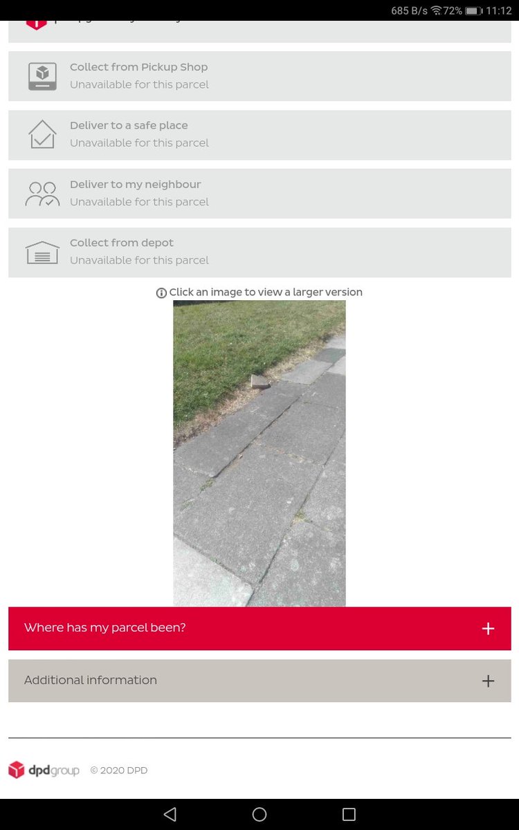peter_price2's tweet photo. @dpd_support believe it or not this isn't a picture of my home, not sure what was supposed to actually be under here, but can promise you I was in, as I have been everyday for the past eight weeks. https://t.co/E0hz6nDaRq