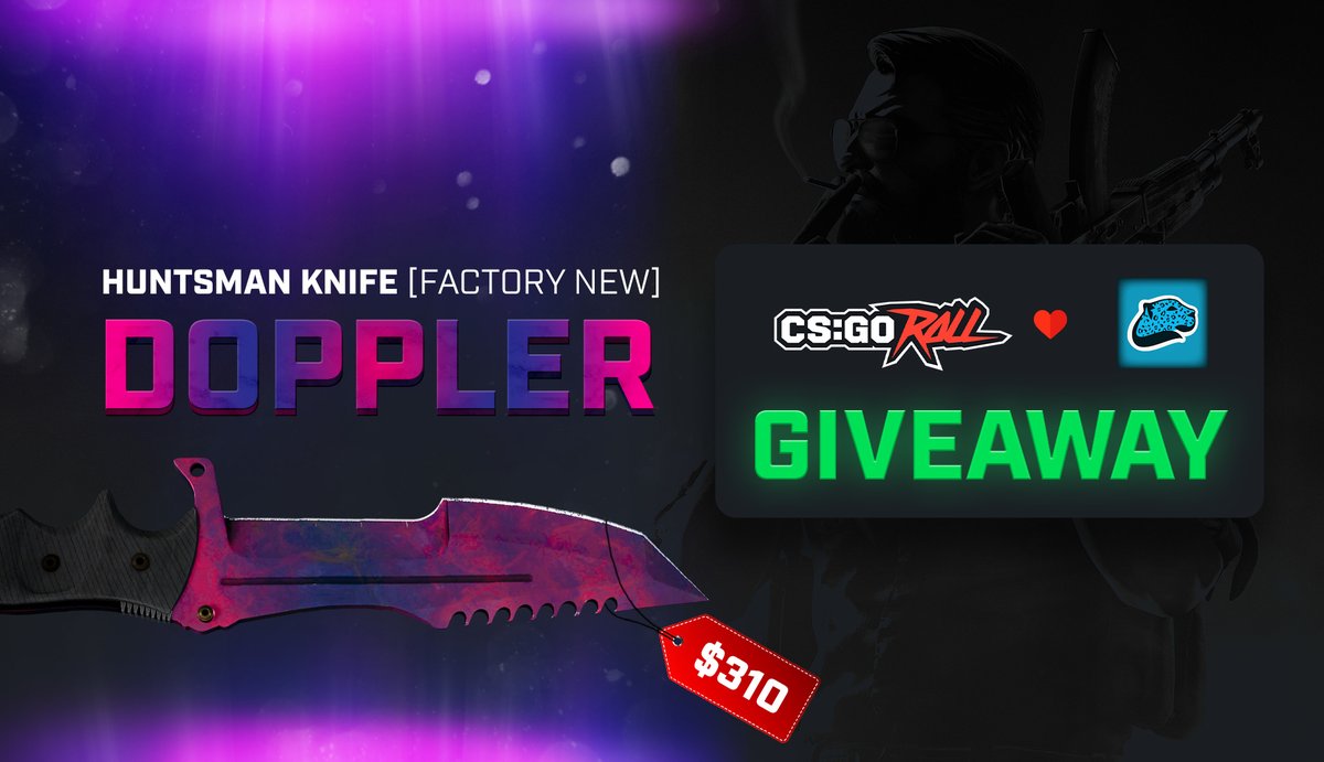 VLADOPARD's tweet photo. ★ Huntsman Knife | Doppler GIVEAWAY
-RT &amp; LIKE
-Follow @vladopard &amp; @CSGORoll 
-Enter here: https://t.co/PchFuwRsUn

-Use code "vlado" and get 3 FREE cases: https://t.co/JGROa5SjuN https://t.co/ukCk5l0HJv