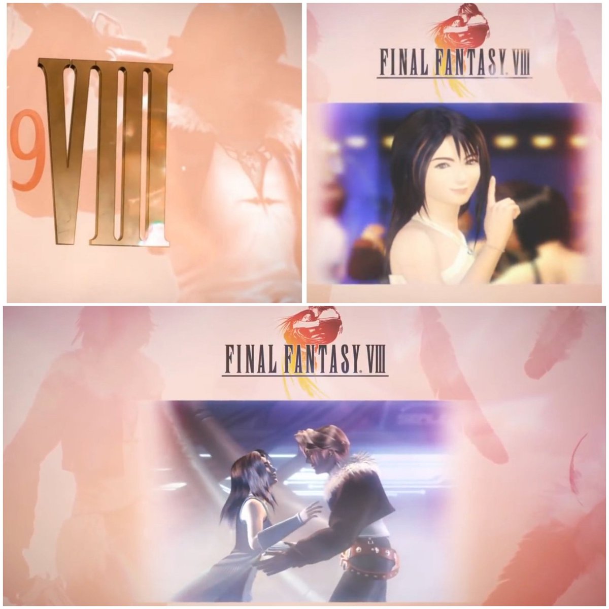 People really be surprised that FF7R's plot revolves heavily around Aerith.... even tho SQEX held "Final Fantasy 30th Anniversary Museum Exhibition : Memories of You" back in 2018 These 4 pairings were the representatives of their respective titles  #FF7R    #Clerith