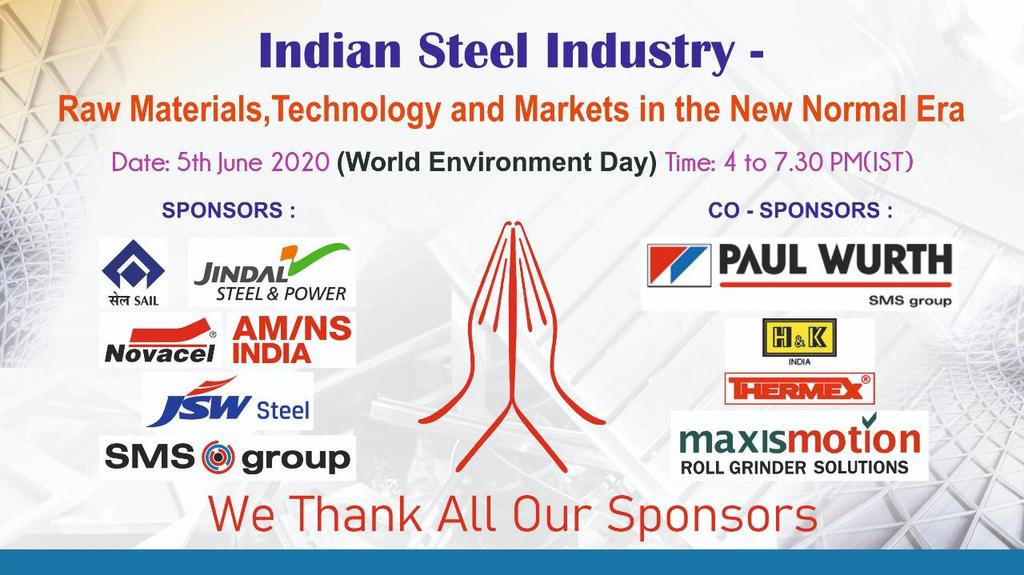 For further details call : 9830005186 (Pradipta Sengupta) or mail pradipta@steelmetallurgy.com <a href="/SteelMinIndia/">Ministry of Steel</a> <a href="/SAILsteel/">Steel Authority of India Limited (SAIL)</a>  <a href="/jswsteel/">JSW Steel</a> <a href="/AMNSIndia/">ArcelorMittal Nippon Steel India</a>  <a href="/ArcelorMittal/">ArcelorMittal</a> <a href="/shyamsteel/">Shyam Steel Industries Ltd</a> #SRMB #IspatiIrada  <a href="/makeinindia/">Make in India</a>  <a href="/dpradhanbjp/">Dharmendra Pradhan</a> <a href="/FSKulasteOffice/">Office Of Shri Faggan Singh Kulaste</a> <a href="/worldsteel/">worldsteel</a> #SEA #SteelIndustry