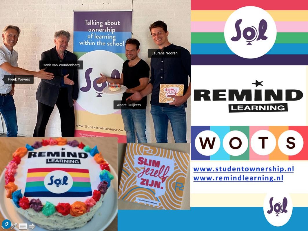 SolStudent's tweet photo. Stichting SOL en Remind Learning gaan samen bijdragen aan nog beter onderwijs!
#Eigenaarschap - https://t.co/OIgxaIytiq https://t.co/4iUAy3Ng52