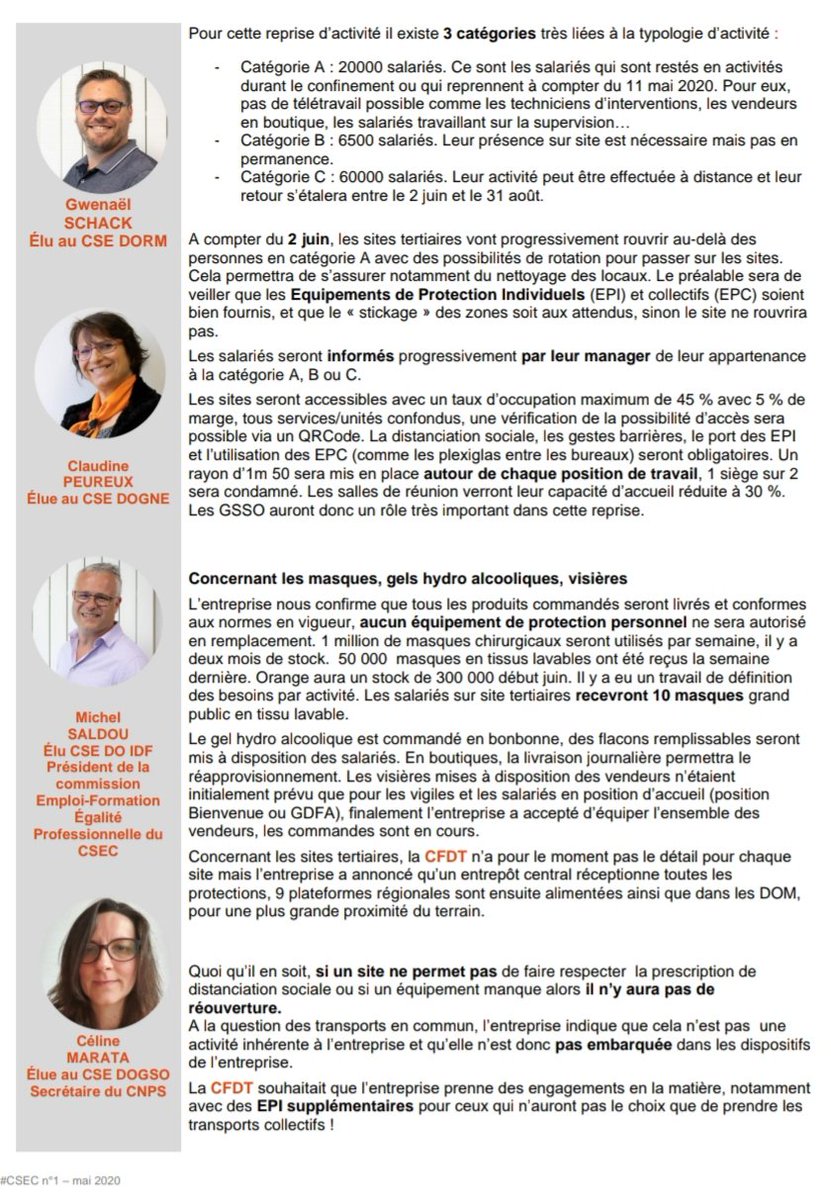 CFDT_Orange's tweet photo. Reprise d'activité chez @orange.
La @CFDT_Orange revient sur le rendu d'avis par les élus @CFDT_Orange du Comité Central.
L'occasion de passer de votre publication #CCUES au #CSEC et de découvrir vos nouveaux élus #CFDT
Bonne lecture de ce n°1 😉 https://t.co/aiHcJREYXw