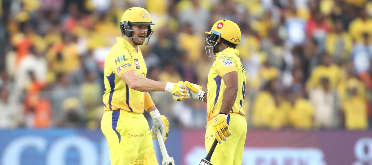 A Hundred That Every CSKIAN Should Remember.. A Hundred That Puts CSK On Brink Of Playoffs..This Match Proves That Watson And Rayudu [100(62)] Arguably the best Opening Pair In The IPL..