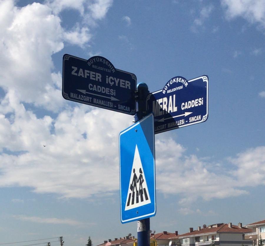 Sincan Malazgirt Mahallesi’nde bulunan 93. Caddeye, “Zafer İçyer Caddesi” adı verildi.