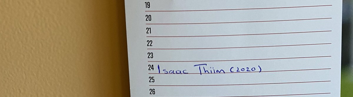 @NickiThiim You are on the birthdaycalendar already matey👊🏼👍🏼✅ #therecanonlybeone #teamthiim