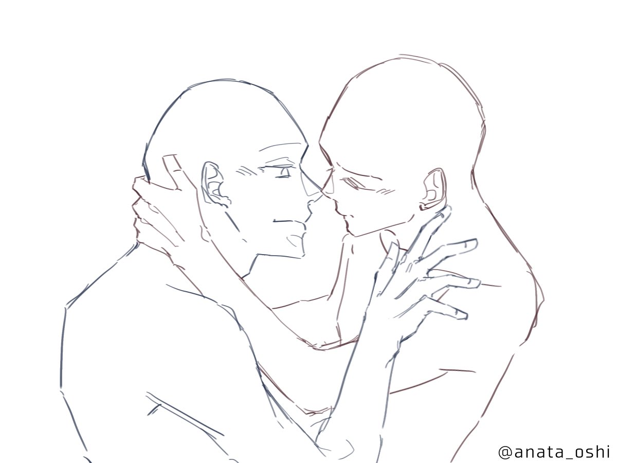 #トレス素材
#あなたの推しで描いてくれ
キスして 