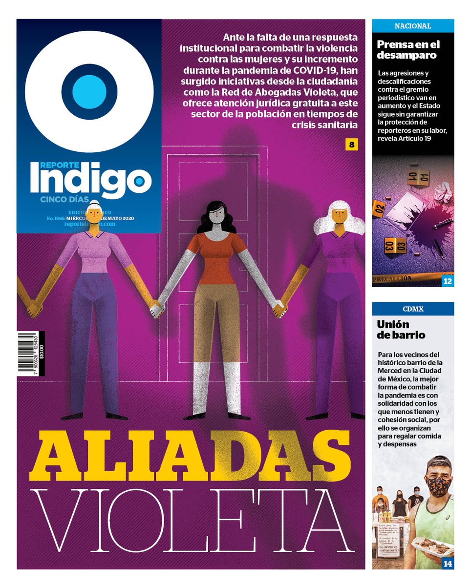 Reporte_Indigo's tweet photo. De recibir dos llamadas cada mes, este equipo de abogadas ha atendido hasta diez casos de violencia contra las mujeres en una semana desde el confinamiento. Por ello, mira #EnPortada un ejemplo de la atención que se brinda y que el Gobierno no reconoce https://t.co/kHaDmrhTcu https://t.co/b8Jiviathy