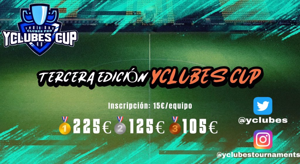 YClubes's tweet image. 🔥El número de inscritos va subiendo!
Si tenéis alguna duda no dudéis en consultarlo con nosotros!
TORNEO CLUBES PRO🔥

⚽️🎮