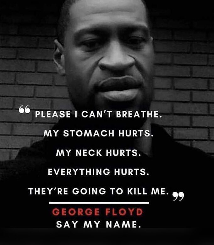 Over there, Police brutality is against the Blacks, here it’s against the masses! You see how they came out to protest, same should be done here too, not just to be ranting online. #EndPolicebrutality #BlackLivesMatters #GeorgeFloyd