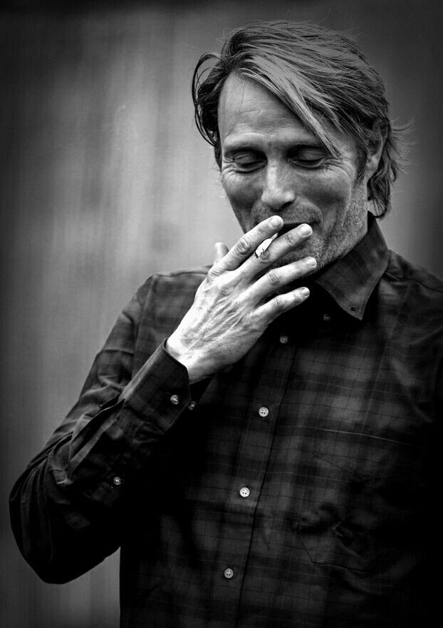 Mads Mikkelsen Smoking appriciation post:(continue in the comments)  #MadsMikkelsen   #DaddyO