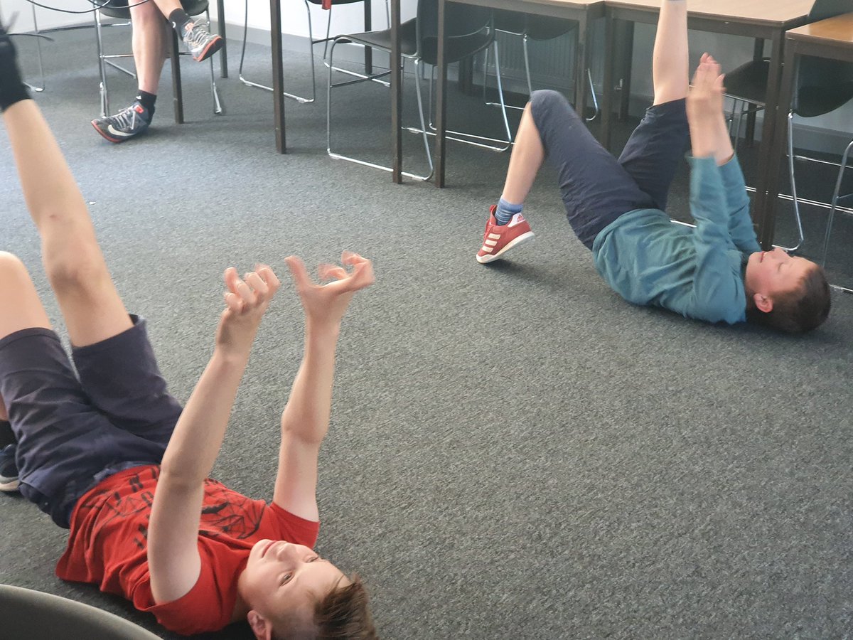Two of our key worker children doing some yogalates today

#wellnesswednesday #mentalhealthmatters
#bonafacite #dreambelieveachieve #CASTschools #stbonifaces #limitlessaspirations #welovebonnies #bonifacerocks #plymouthchallenge #plymouthuk ❤️💙💛