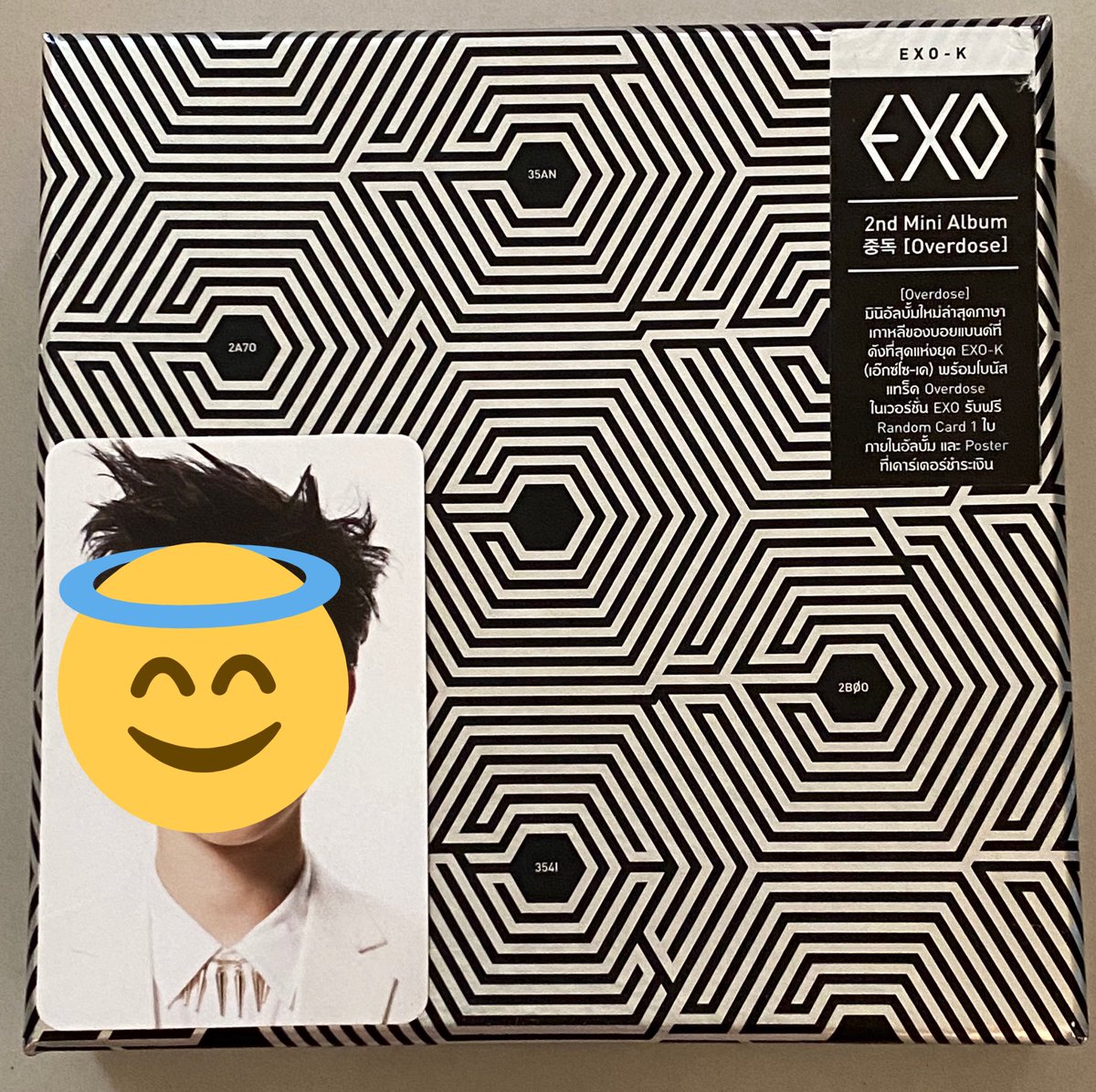 MICK94X_'s tweet photo. ขายบั้มปล่าวoverdose exo-k smtrue 100บาทค่า🥳
มีของแถมให้ด้วยย 
#ขายของสะสมexo #ตลาดนัดEXOL #ตลาดนัดEXO https://t.co/LuuWfnnrjn