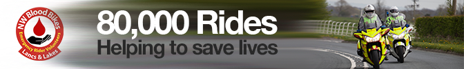 nwbbll's tweet photo. New Blog Post: RIDERS IN THE STORM - NWBB COMPLETE 80,000 DELIVERIES https://t.co/9EUCmnivce #bloodbikes #nwbbll https://t.co/Asw1eYuPzl