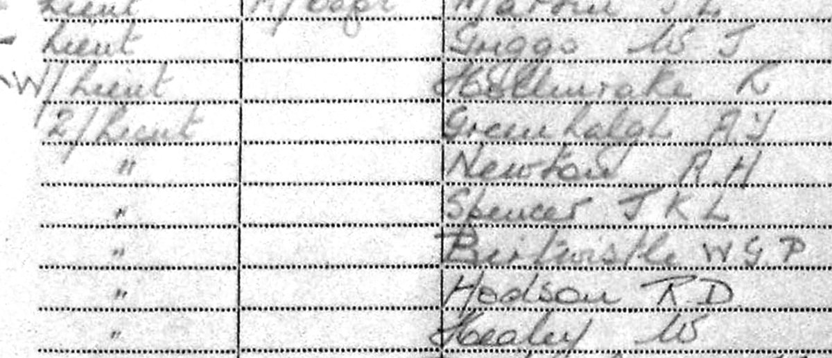 27 May 1940 (cont): "2/Lt W.G.P.Birtwistle and car missing. 1 Motorcycle 209 Bty abandoned. 210 Bty complete."[Readers, he made it: William Birtwistle had been captured.]