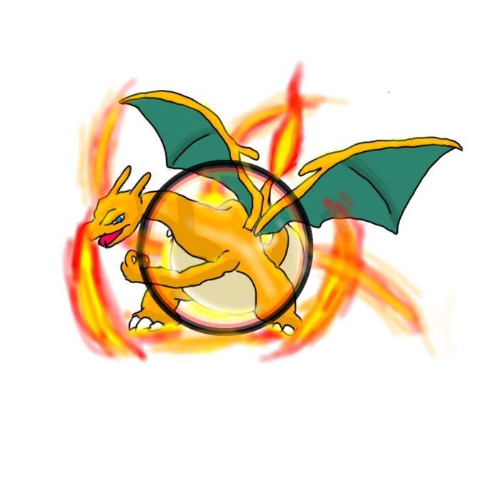 キョダイマックスリザードンのtwitterイラスト検索結果