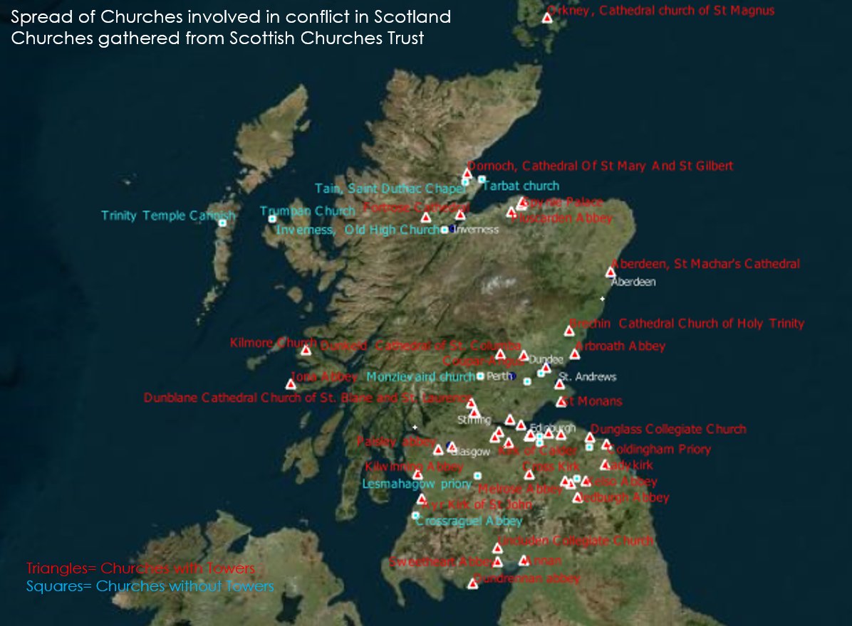 stuffofwar's tweet image. 1) #WTOStakeover Hi! I’m @KurtReadman, another graduate of @UofGlasgow’s Conflict Archaeology + Heritage gang. Some light lunch reading for you. I’m sharing some of my work into the diverse roles of Scottish churches in conflict from the medieval to the early modern period.