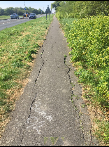 KentHighways's tweet photo. Thanet Way: The footways of the Thanet Way between Foxgrove Road and Church Street before and after @KentHighways resurfacing works #KentResurfacing https://t.co/iJ7g7okpYe