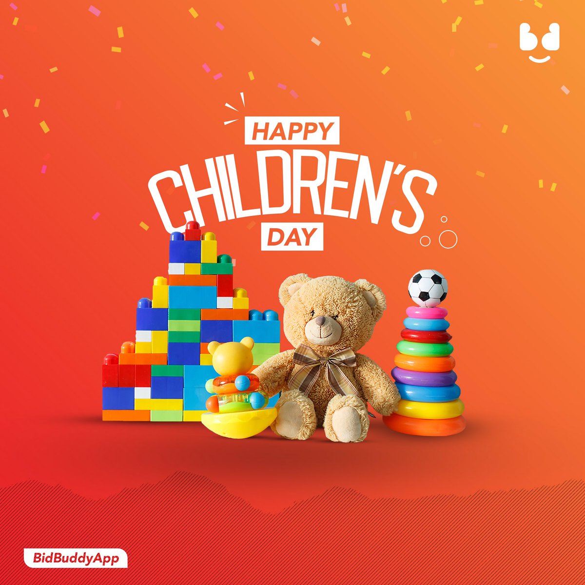 Happy Children’s Day!! ❤️❤️
Buy or Bid for quality children’s items on Bidbuddyapp at the cheapest prices available online! 🧸 🧸 

#happychildrensday 
#bidbuddyapp 
#cheapestpricesinthecountry 
#childrensitems