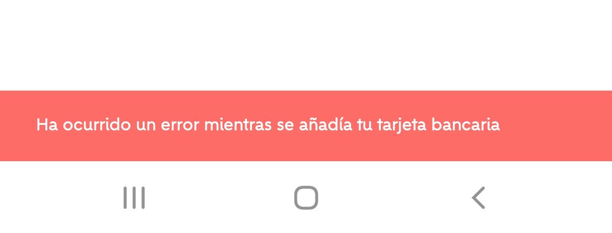 Ninrwth's tweet photo. @wallapop buena tardes estoy intentando agregar mi tarjeta y me da este error https://t.co/Mby0nKFq0K