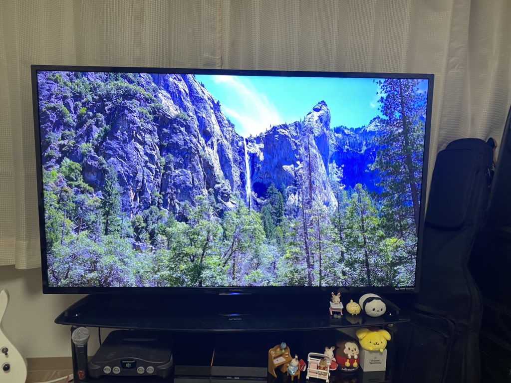 55インチのテレビ買った📺
ばりでかいしばり綺麗やのに写真じゃ伝わりにくくてつらい🤮🤮