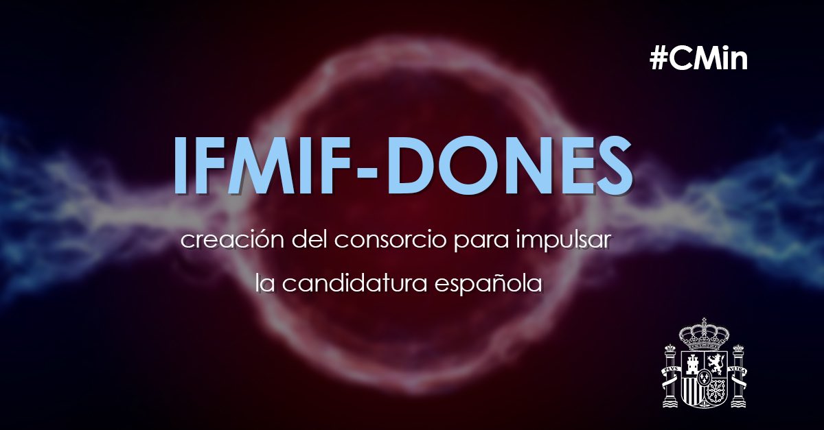 winspain's tweet photo. ¡Buena noticia para la investigación en #fusion! El C.Ministros autoriza la creación de un consorcio @CienciaGob - @AndaluciaJunta para impulsar la candidatura 🇪🇸 a albergar la fuente de #neutrones⚛️ IFMIF-DONES en #Granada 💃🏻 del #ITER
¡Mucha suerte!🍀 
👉🏼https://t.co/A444SIGQkv https://t.co/br8cBgZxLT