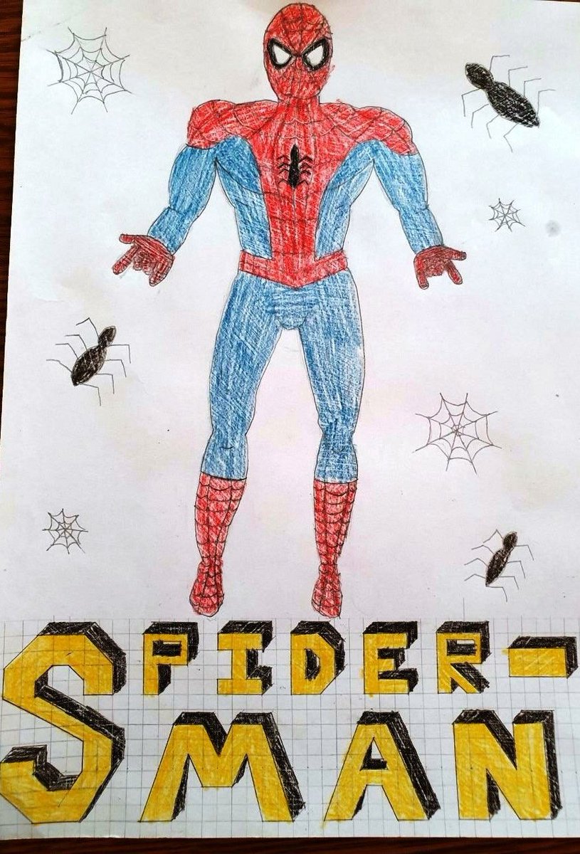 CblayneyCollege's tweet photo. First Year technical Graphics students creating old and new superheroes as part of their end of year assessment 
#Learning #endofschool #CBC #gettingcreativeathome #COVID__19 https://t.co/bTD2bZvvjO