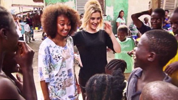 4. in 2014 they became sport relief ambassador and went to liberia for that matter. we never have seen the girls so down to earth like that time