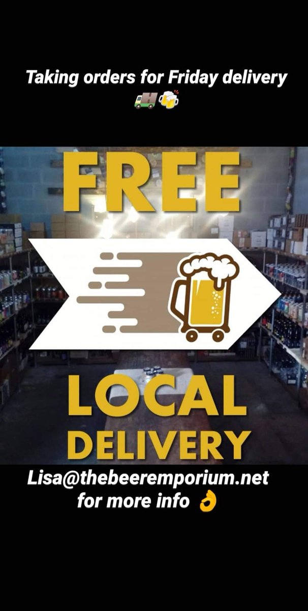 Have you ordered you weekend beer yet!?!

We have great offers on 🍻

Email lisa@thebeeremporium.net for pre details 👌

#welovebeer #supportlocal #drinkresponsibly #stayalert