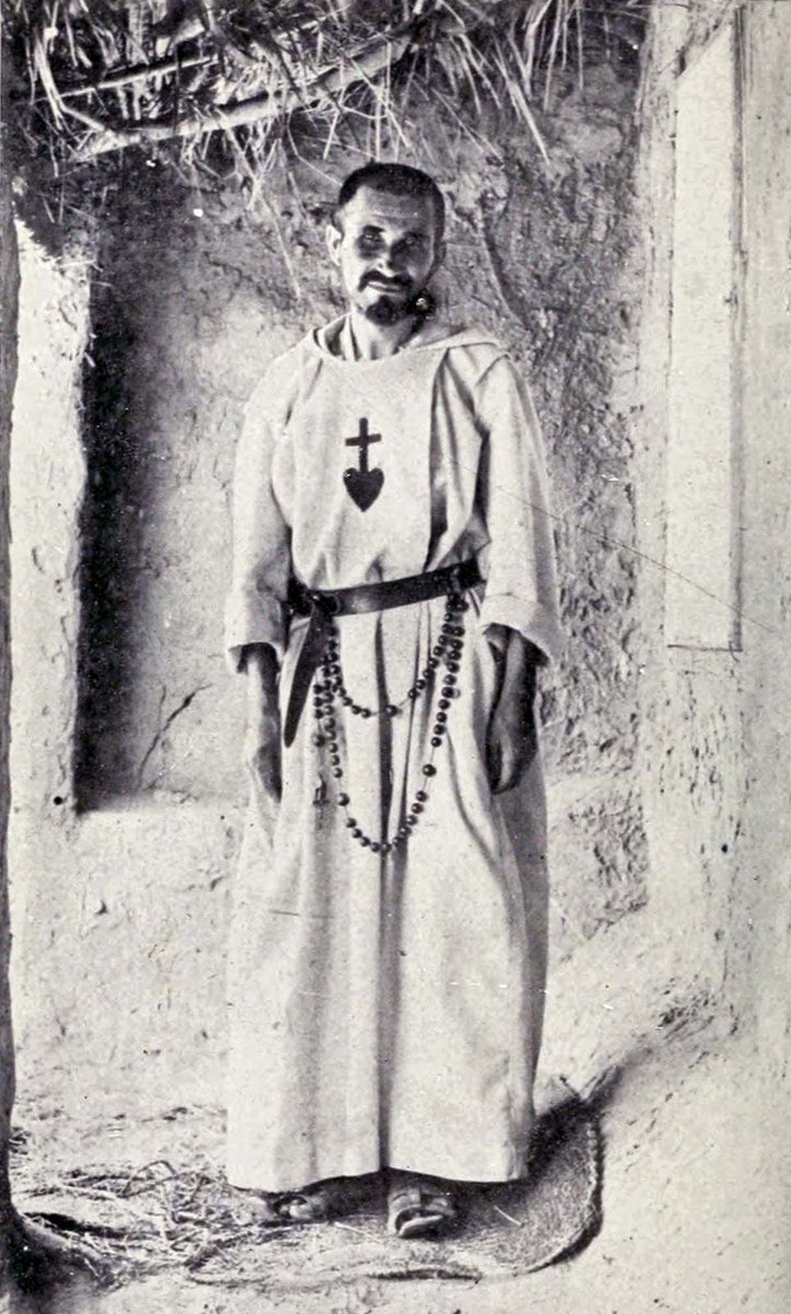 Born to the French nobility in 1858, and martyred by Senussi rebels in 1916, “Apostle to the Muslims” Charles de Foucauld was a cavalry officer, explorer, geographer, Trappist monk, missionary in Algeria, desert hermit, priest, linguist, ethnographer, theologian, and mystic.