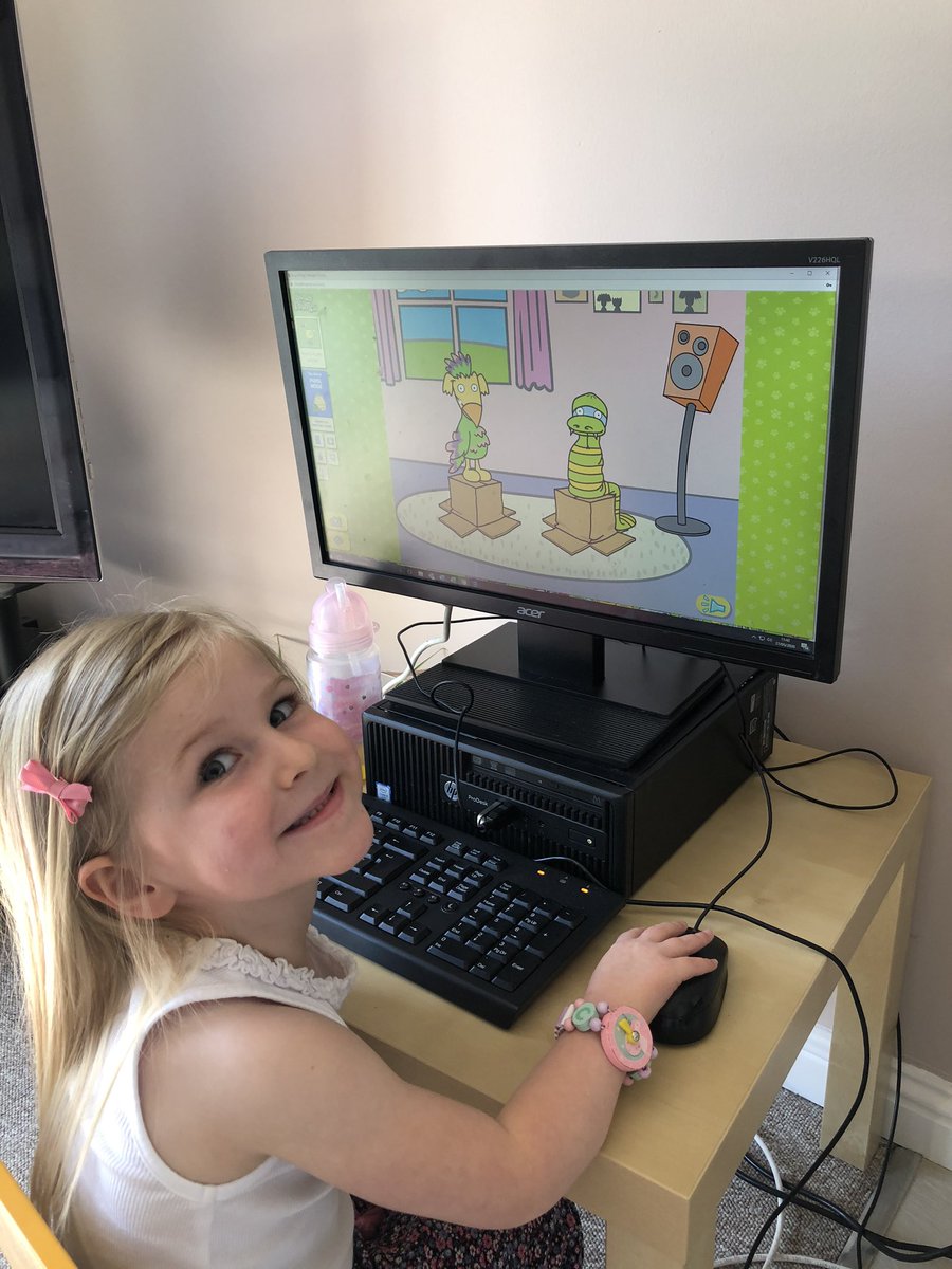 Thank you for my lovely card last week <a href="/StBernNursery/">St Bernadette’s ELC Class</a> It was exciting getting my very own letter from the postman. I’ve been enjoying playing games on busy things.