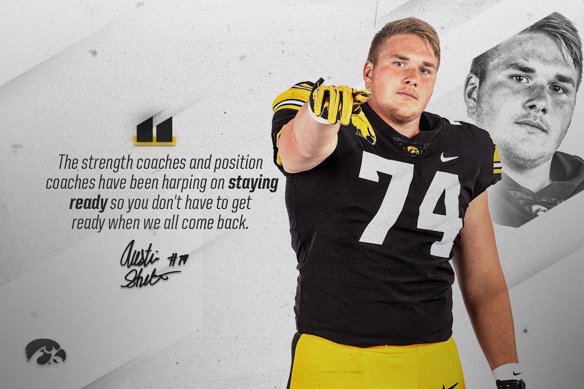 HawkeyeFootball's tweet photo. Stay ready so you don’t have to get ready | #IowaEdge 

👉 https://t.co/IrxQsyCVVt https://t.co/h3mRKOtABp