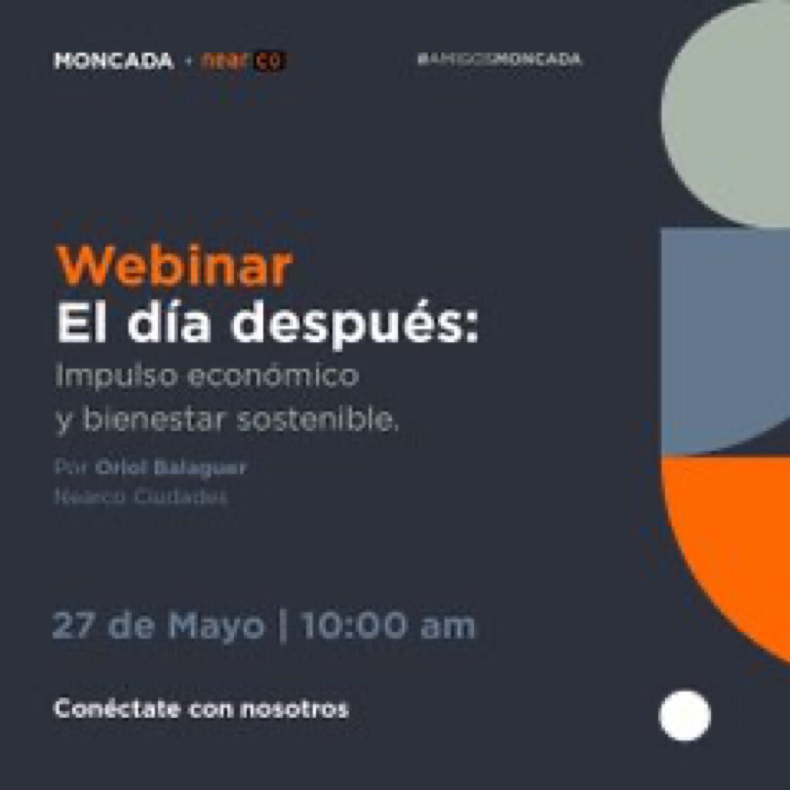 MomenttoLegal's tweet photo. #EnMinutos #Ahora

¡Extraordinario #Webinar!

10 de la mañana, #Bogotá:

Recuperación de #Empresas y #COVID19

#ÁngelColomina y #OriolBalaguer de #Nearco (#AmigosMoncada) 

y 

#JulianaSanabria de @MoncadaABG

Aquí👉https://t.co/M0Dc931010…

@RevistaLNE @Empresarioscol https://t.co/TADDjhJgcF