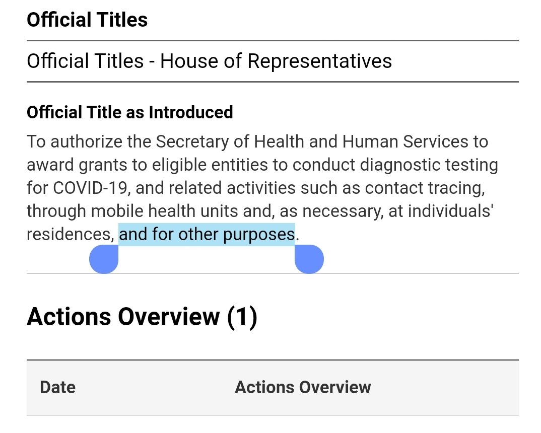 In the contact tracing section of the bill. Hr6800.