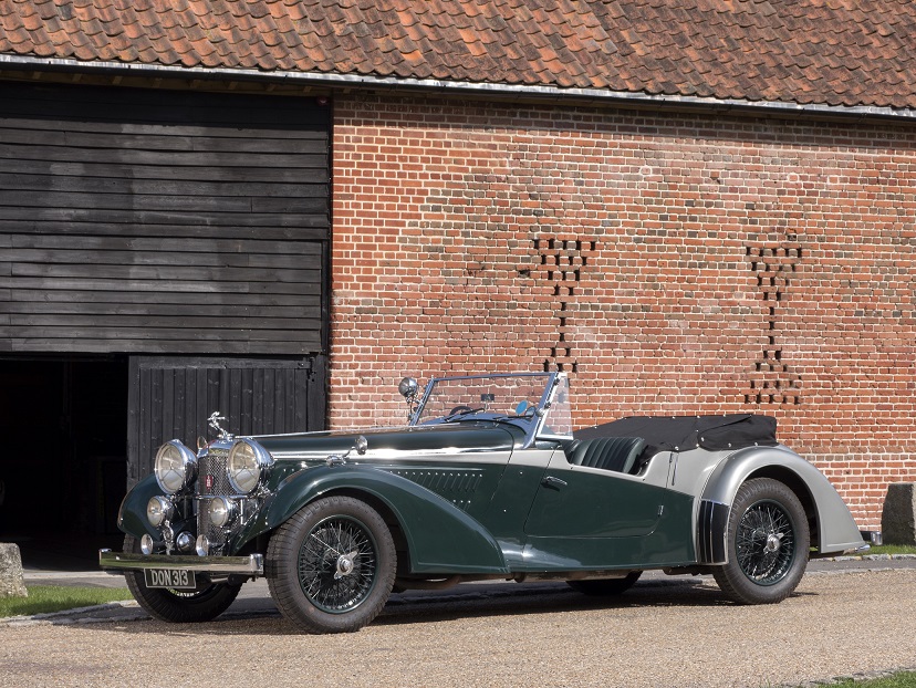 TheMotoringNews's tweet photo. This year marks 100 years of the Alvis Car Company which the Club has so-far celebrated with two standout models in its rotunda - the Clubโs Alvis 4.3 โShort Chassisโ Tourer and a stunning Speed 25 Charlesworth saloon. @AlvisCarCompany @elan_pr #Alvis100 https://t.co/enEInPaaS8 https://t.co/SgEqw2DkRM