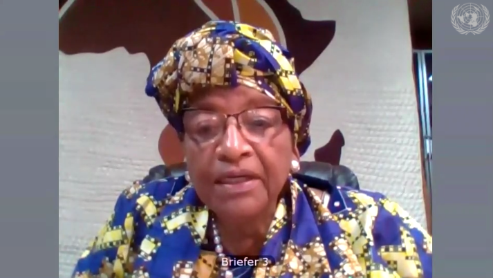"We need more multilateralism, not less!" Nobel Peace Laureate Ellen Johnson Sirleaf calls on  @UN Security Council states to "find the courage" to live up to their mandate to facilitate international peace + security  http://webtv.un.org/live-now/watch/protection-of-civilians-in-armed-conflicts-security-council-open-vtc/5690582060001  #NotATarget  #Lead2Protect  #TeamHuman