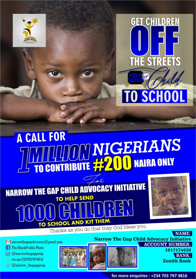 narrow_thegap's tweet photo. Are we ready to nurture and protect the freshness that children bring to the world? Are we ready to guide the potentialities? Are we ready to harness the energy? It's Children's Day. How prepared are you in creating a child friendly and supportive environment?
#ChildrensDay2020 https://t.co/x0DrtultI3