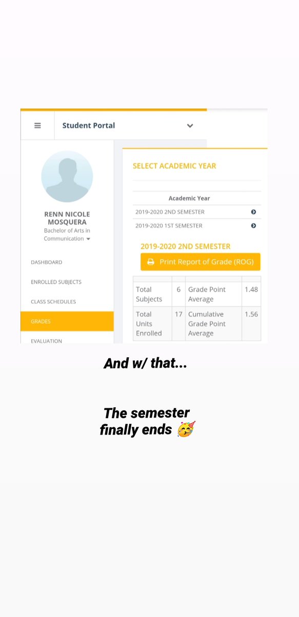 As the 2nd semester started,I feel sooooooo lazy with my studies, where in I just used to attend classes to sign the attendance sheet, I don't exert much effort on some of my activities & quizzes