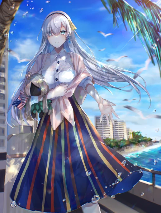 初めて訪れる街ですもの、エスコートして下さる?
#FGO 