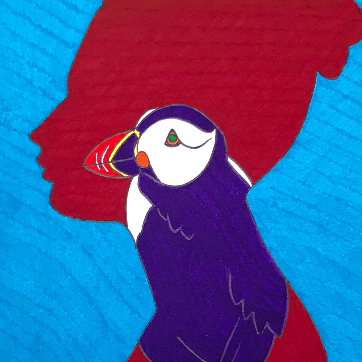 Our sponsor has committed to funding the first 50 sales (there are about half left) so move fast if you see something you want.Woman with Puffin (2020)