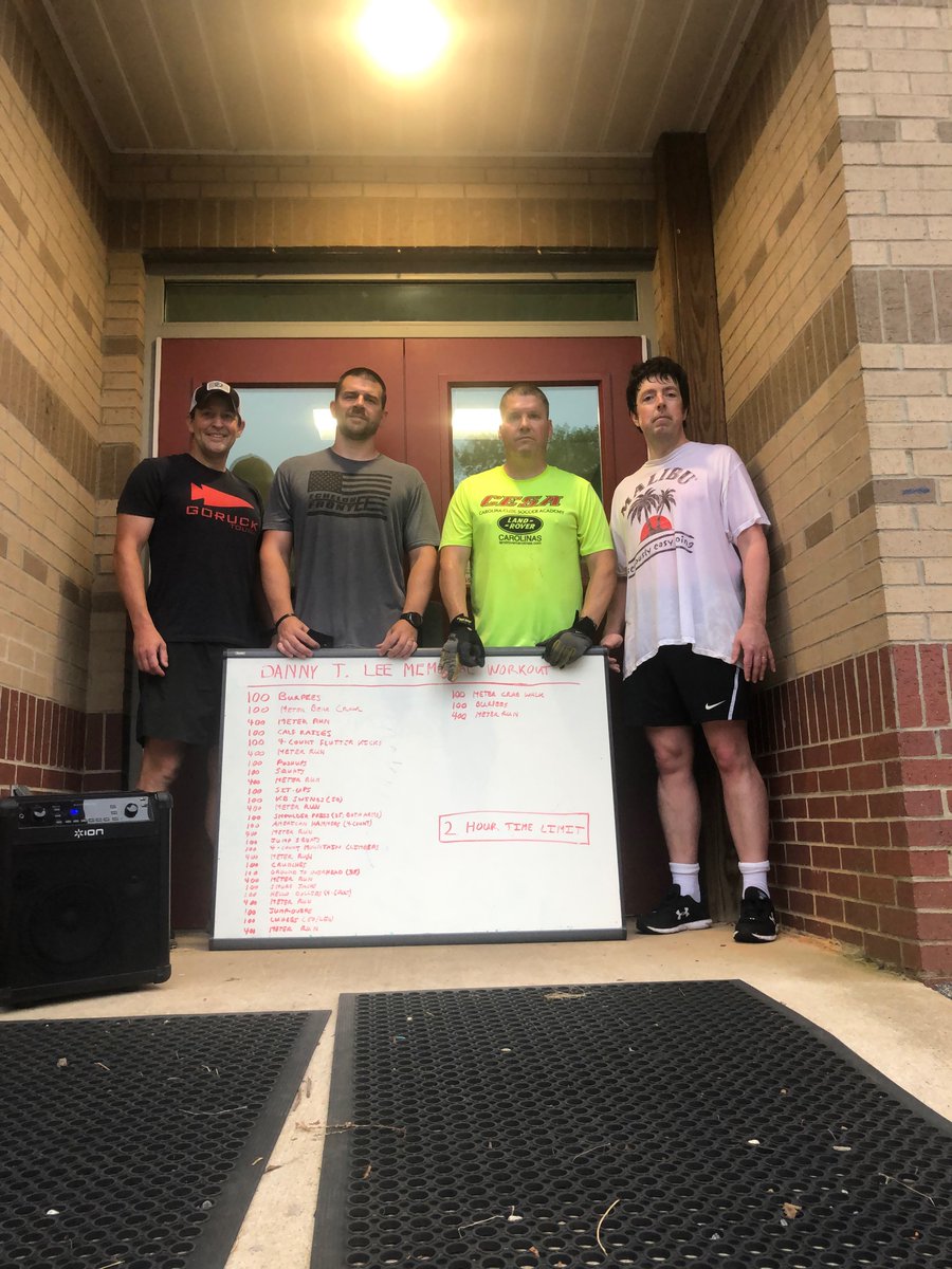 5 pax honored SSG Daniel T. Lee this morning.

greenberetfoundation.org/memorial/danie…

<a href="/F3PunchList/">PunchList</a> 
@walterskk 
<a href="/looby_bill/">Bill Looby</a> 
<a href="/F3_Whisper/">Brian McDonald</a> 
<a href="/F3Pitchfork/">Bill Koch</a> 
<a href="/F3SwampRabbit/">F3 Swamp Rabbit</a> 
<a href="/F3GoldenStrip/">F3 Golden Strip</a> 
<a href="/F3Terminal/">F3TheTerminal</a> 
<a href="/taylorswift13/">Taylor Swift</a>