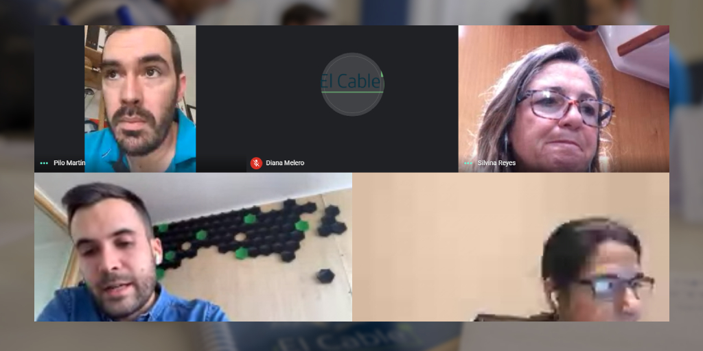 OpenFuture_And's tweet photo. Hoy @pilomartin y @JuanG_V imparten sesiones de #mentorización a #startups de #ElCable.

Primera en pasar por sala, @hostandboat, una plataforma para ofrecer experiencias turísticas en barcos privados ⛵️

#SomosAOF cc @EconomiaAnd @Telefonica @aytoalm https://t.co/sySmRbYkdc