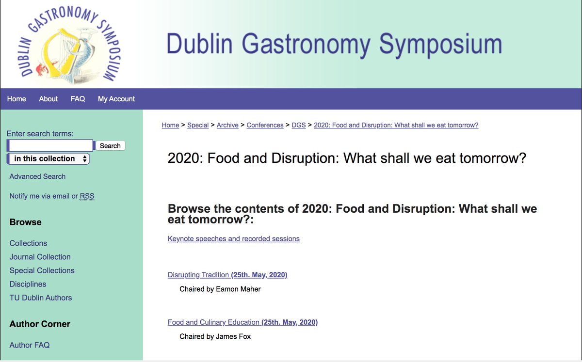 tudublinlib_'s tweet photo. You can view the schedule of talks for the Dublin Gastronomy Symposium 2020 here https://t.co/ZwPiDKqLbt

All talks are recorded and available online at the link above. 

#dgs2020 #tudublinfood #foodstudies https://t.co/akCZ3zVzUx