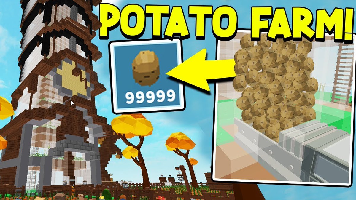 Code Defild On Twitter New Potatoes Build Blocks And More In Roblox Skyblock Update New Megafarms Https T Co Lm1npg5kvq - codes for sky block roblox