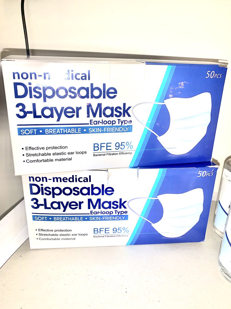 ** IN STOCK NOW**                               - 100ml Hand sanitiser’s in stock.      
- 3ply Face Masks (x50 per Box).
