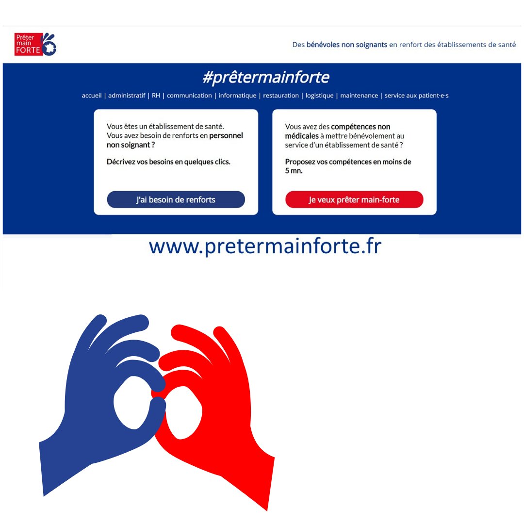 Grâce à Prêtermainforte, vous pouvez trouver un cuisinier, un informaticien, ou encore un agent d'entretien bénévoles pour alléger vos tâches.
Pour en savoir plus 👉 pretermainforte.fr