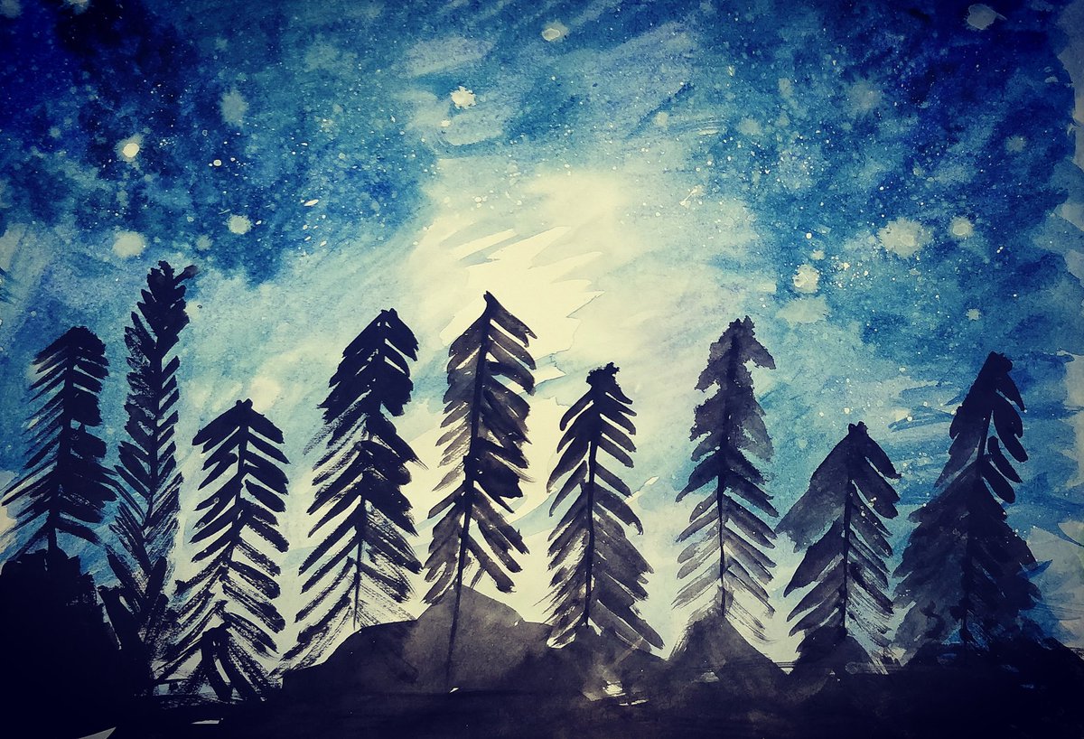 LazyWife_'s tweet photo. #nightsky #darkclouds #darktrees https://t.co/YLc1Lj2g66