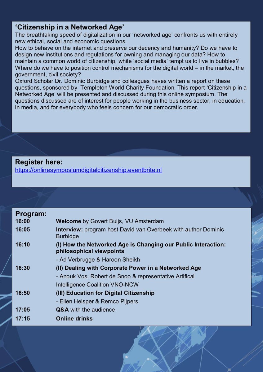 Join us this afternoon! 
You can register in eventbrite to receive more information about the event:
eventbrite.nl/e/citizenship-…